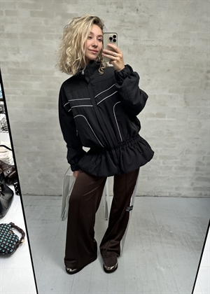 Alezia jakke Grey Herringbone Gestuz 